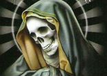 Don't pray to Santa Muerte. Image of Don't pray to Santa Muerte.