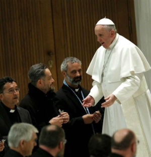 Pope Francis IS NOT opening the door to married priests