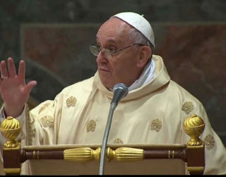 Pope Francis asked people to remain quiet and prayerful when coming to Mass. Pope Francis asked people to remain quiet and prayerful when coming to Mass.