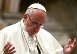 Pope Francis pleads on behalf of the world's most unwanted refugees. Image of Pope Francis pleads on behalf of the world's most unwanted refugees.