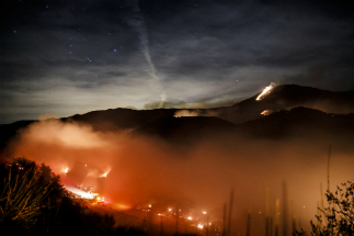 The Thomas Fire has become one of California's largest fires in history. The Thomas Fire has become one of California's largest fires in history.