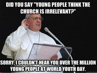 An example of a Catholic-inspired meme An example of a Catholic-inspired meme
