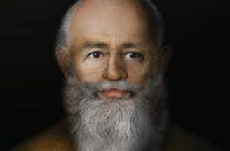 The face of St. Nicholas, reconstructed by scholars. The face of St. Nicholas, reconstructed by scholars.
