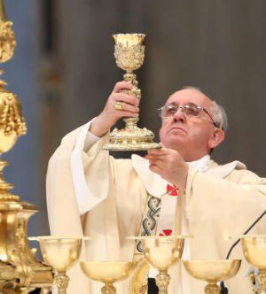 'The Mass begins with the Sign of the Cross, with these introductory rites, because we begin to adore God as a community.' 'The Mass begins with the Sign of the Cross, with these introductory rites, because we begin to adore God as a community.'