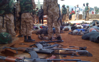 A gang of armed herdsmen are arrested by Nigerian authorities. A gang of armed herdsmen are arrested by Nigerian authorities.