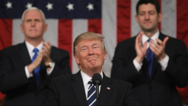 President Trump delivered a triumphant State of the Union speech that earned high approval ratings. President Trump delivered a triumphant State of the Union speech that earned high approval ratings.