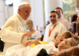 Love calls us to protect the elderly and sick. Image of Love calls us to protect the elderly and sick.