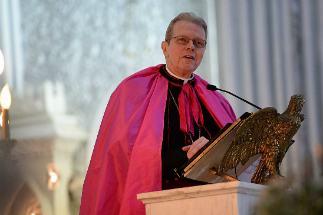 Bishop Scharfenberger of the Diocese of Albany. Bishop Scharfenberger of the Diocese of Albany.