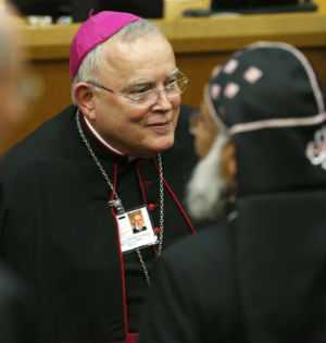 Archbishop Charles Chaput speaks at Synod of Bishops. Archbishop Charles Chaput speaks at Synod of Bishops.
