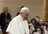 Pope Francis began the Synod on young people Oct. 3 Image of Pope Francis began the Synod on young people Oct. 3