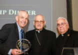 Jim McIngvale, Archbishop Joseph Fiorenza, Fr. Donald Nesti, CSSp (photo by: Gary Fountain) Image of Jim McIngvale, Archbishop Joseph Fiorenza, Fr. Donald Nesti, CSSp (photo by: Gary Fountain)