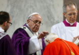 Pope Francis urged people to slow down and turn to Christ during the penitential season. Image of Pope Francis urged people to slow down and turn to Christ during the penitential season.