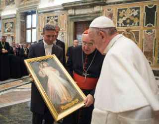 'Touch the wounds of Jesus,' Pope Francis said April 28. 'The wounds of Jesus are a treasure from which mercy comes.' 'Touch the wounds of Jesus,' Pope Francis said April 28. 'The wounds of Jesus are a treasure from which mercy comes.'