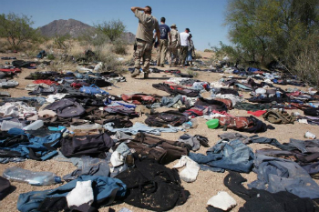 Illegal immigrants are leaving trails of trash along their routes, which creates health and environmental hazards. Illegal immigrants are leaving trails of trash along their routes, which creates health and environmental hazards.