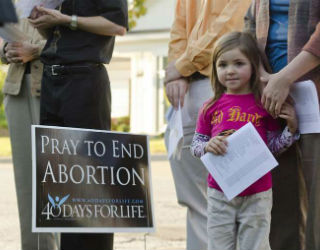'If the vigils are removed -- who will look out for the mothers who desperately do not want to go ahead with an abortion?' 'If the vigils are removed -- who will look out for the mothers who desperately do not want to go ahead with an abortion?'