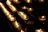 Church pray candles Image of Church pray candles