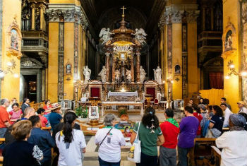 Amazon spirituality event at the Church of Santa Maria in Traspontina in Rome Amazon spirituality event at the Church of Santa Maria in Traspontina in Rome