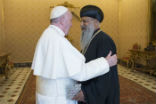 Pope Francis and Patriach Abune Mathias Ethiopian Orthodox Image of Pope Francis and Patriach Abune Mathias Ethiopian Orthodox