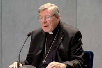 Cardinal Pell speaks with journalists after being charged with sexual abuse Cardinal Pell speaks with journalists after being charged with sexual abuse