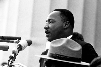 Dr. Martin Luther King giving his I Have a Dream speech during the March on Washington in Washington DC on 28 August 1963 Image of Dr. Martin Luther King giving his I Have a Dream speech during the March on Washington in Washington DC on 28 August 1963