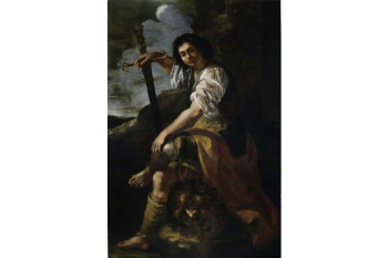 Artemisia Gentileschis David and Goliath Image of Artemisia Gentileschis David and Goliath