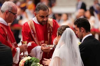 Receiving communion Image of Receiving communion