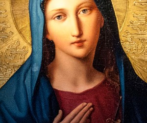 O Mary, You shine continuously on our journey as a sign of salvation and hope. O Mary, You shine continuously on our journey as a sign of salvation and hope.