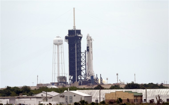 The SpaceX rocket will launch from Cape Canaveral, if weather permits. Image of The SpaceX rocket will launch from Cape Canaveral, if weather permits.