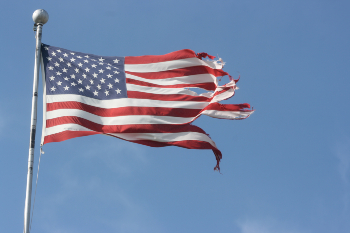 America is breaking into two factions as the danger of conflict grows. Image of America is breaking into two factions as the danger of conflict grows.