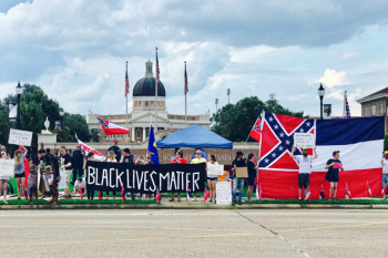 Protests have resulted in a change to the Mississippi state flag. Image of Protests have resulted in a change to the Mississippi state flag.