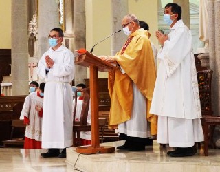 By following public health guidelines, these Masses have largely avoided viral spread. Image of By following public health guidelines, these Masses have largely avoided viral spread.