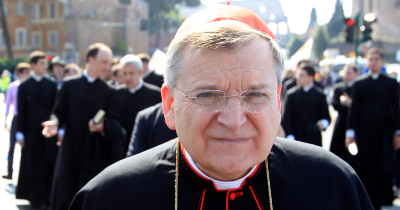 Let us pray for Cardinal Burke's swift recovery. Image of Let us pray for Cardinal Burke's swift recovery.