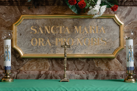 Ora Pro Nobis (Pray for us). Image of Ora Pro Nobis (Pray for us).