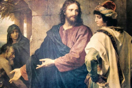 Jesus told the rich man how to gain the Kingdom, but is the price too high for you and me? Image of Jesus told the rich man how to gain the Kingdom, but is the price too high for you and me?
