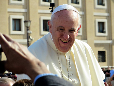 Pope Francis will soon be back at work, according to the Vatican. Image of Pope Francis will soon be back at work, according to the Vatican.