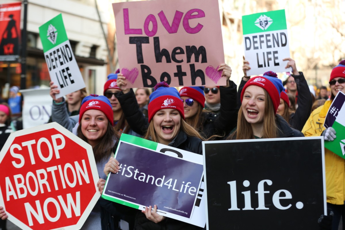 Pro-Life demonstration in Washington in 2018 (Wikimedia Commons) Pro-Life demonstration in Washington in 2018 (Wikimedia Commons)