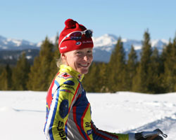 U.S. OLYMPIAN IN CROSS-COUNTRY SKIING EVENT – Rebecca Dussault of Gunnison, Colo., is a part of the U.S. cross-country ski team for the 2006 Winter Olympics in Turin, Italy, which began Feb. 10 (CNS photo courtesy Sharbel Dussault)
Image of U.S. OLYMPIAN IN CROSS-COUNTRY SKIING EVENT – Rebecca Dussault of Gunnison, Colo., is a part of the U.S. cross-country ski team for the 2006 Winter Olympics in Turin, Italy, which began Feb. 10 (CNS photo courtesy Sharbel Dussault)