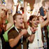 World Youth Day pilgrims from St. Cloud, Minn., raise their arms during a catechetical session in Dusseldorf, Germany, Aug. 17, 2005. (CNS photo) Image of World Youth Day pilgrims from St. Cloud, Minn., raise their arms during a catechetical session in Dusseldorf, Germany, Aug. 17, 2005. (CNS photo)