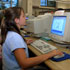 CHILD LOGS ONTO INTERNET - A child uses the computer area at the Quince Orchard Public Library in Gaithersburg, Md., in this 2003 photo. Linda Pacheco, assistant director of public programs for the Bristol County Sheriff's Office in Massachusetts, told Providence Diocese leaders that students rarely realize that the information they post and messages they send on the Internet can be viewed by millions of people, and put them at risk. (CNS)
Image of CHILD LOGS ONTO INTERNET - A child uses the computer area at the Quince Orchard Public Library in Gaithersburg, Md., in this 2003 photo. Linda Pacheco, assistant director of public programs for the Bristol County Sheriff's Office in Massachusetts, told Providence Diocese leaders that students rarely realize that the information they post and messages they send on the Internet can be viewed by millions of people, and put them at risk. (CNS)