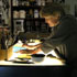 STAINED-GLASS ARTIST WORKS IN VERMONT STUDIO
Stained-glass artist Debora Coombs works in her Readsboro, Vt., studio. The British-born artist works in the studio that's about 20 feet by 30 feet, a former garage her husband converted for her work after they moved to this rural area about 10 years ago. Stained-glass windows, she says, are Image of STAINED-GLASS ARTIST WORKS IN VERMONT STUDIO
Stained-glass artist Debora Coombs works in her Readsboro, Vt., studio. The British-born artist works in the studio that's about 20 feet by 30 feet, a former garage her husband converted for her work after they moved to this rural area about 10 years ago. Stained-glass windows, she says, are