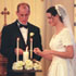 MARRIAGE AND DIVORCE STATISTICS: In 1960, U.S. census statistics say, 16 percent of first marriages ended in divorce. Today that figure is somewhere between 40 percent and 50 percent. (CNS Photo) Image of MARRIAGE AND DIVORCE STATISTICS: In 1960, U.S. census statistics say, 16 percent of first marriages ended in divorce. Today that figure is somewhere between 40 percent and 50 percent. (CNS Photo)