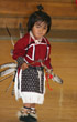 COMMUNITY REVIVES ANNUAL DANCE TRADITION - Two-year-old Derrick Cooper shows off his feathers, clothing and bells to an audience of 50 during the St. John’s Indian Festival March 4. (Photo/The Catholic Sun/Ambria Hammel)
Image of COMMUNITY REVIVES ANNUAL DANCE TRADITION - Two-year-old Derrick Cooper shows off his feathers, clothing and bells to an audience of 50 during the St. John’s Indian Festival March 4. (Photo/The Catholic Sun/Ambria Hammel)