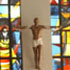 LITURGICAL DANCER LEADS GROUP DURING DEDICATION OF MISSISSIPPI CHURCH –
Linn Byrd, a member of the Sacred Heart Praise Dancers, leads youths in a liturgical dance during the dedication of the new Sacred Heart Church and Parish Center in Camden, Miss., in late March. The African-American Catholic community in Camden had been hoping for a new church since an earlier mission church closed in the 1970s. (CNS photo/Fabvienen Taylor, Mississippi Catholic)
Image of LITURGICAL DANCER LEADS GROUP DURING DEDICATION OF MISSISSIPPI CHURCH –
Linn Byrd, a member of the Sacred Heart Praise Dancers, leads youths in a liturgical dance during the dedication of the new Sacred Heart Church and Parish Center in Camden, Miss., in late March. The African-American Catholic community in Camden had been hoping for a new church since an earlier mission church closed in the 1970s. (CNS photo/Fabvienen Taylor, Mississippi Catholic)