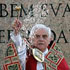 POPE BLESSES PALM FRONDS WITH HOLY WATER - Pope Benedict XVI blesses palm fronds with holy water before celebrating Palm Sunday Mass in St. Peter's Square at the Vatican April 1. (CNS photo/Alessandro Bianchi, Reuters)
Image of POPE BLESSES PALM FRONDS WITH HOLY WATER - Pope Benedict XVI blesses palm fronds with holy water before celebrating Palm Sunday Mass in St. Peter's Square at the Vatican April 1. (CNS photo/Alessandro Bianchi, Reuters)