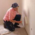 VOLUNTEER GROUPS HELP BUILD AND RENOVATE - A volunteer shares her painting skills to help complete a building project to benefit homeless or needy families. Volunteer opportunities are available through the Catholic Network of Volunteer Service and the Catholic Campaign for Human Development. (Photo Illustration/CNS) Image of VOLUNTEER GROUPS HELP BUILD AND RENOVATE - A volunteer shares her painting skills to help complete a building project to benefit homeless or needy families. Volunteer opportunities are available through the Catholic Network of Volunteer Service and the Catholic Campaign for Human Development. (Photo Illustration/CNS)