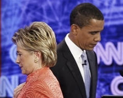 Surrogate in Chief, former President Bill Clinton, has attacked the rhetoric of Senator Obama, fueling the ongoing battle between the two Democratic contenders.The Image of Surrogate in Chief, former President Bill Clinton, has attacked the rhetoric of Senator Obama, fueling the ongoing battle between the two Democratic contenders.The
