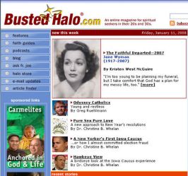 HITS ON A HIT - BustedHalo.com is a website designed to answer young adults' questions about the Catholic faith in a nonjudgmental, light but informative format. Image of HITS ON A HIT - BustedHalo.com is a website designed to answer young adults' questions about the Catholic faith in a nonjudgmental, light but informative format.