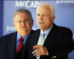 John McCain sought after and received the endorsement of Pastor John Hagee, whose anti-Catholic writings and sermons have been exposed repeatedly.After a growing outcry from Catholics, led by Bill Donohue of the Catholic League, the candidate has categorically rejected Hagee's anti-Catholicism. Image of John McCain sought after and received the endorsement of Pastor John Hagee, whose anti-Catholic writings and sermons have been exposed repeatedly.After a growing outcry from Catholics, led by Bill Donohue of the Catholic League, the candidate has categorically rejected Hagee's anti-Catholicism.
