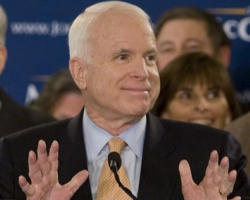 Senator John McCain is the presumptive nominee of the Republic party for the Presidency of the United States.Though he has a clear pro-life record, he also supports deadly research on human embryonic life. He holds positions on the War and other issues which are a cause for concern to some Catholics.How will he approach the task of securing Catholic support? Image of Senator John McCain is the presumptive nominee of the Republic party for the Presidency of the United States.Though he has a clear pro-life record, he also supports deadly research on human embryonic life. He holds positions on the War and other issues which are a cause for concern to some Catholics.How will he approach the task of securing Catholic support?