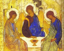 The Christian belief in the Most Holy Trinity is the foundation of the Catholic Christian faith and provides the framework for understanding the entire meaning, mission and mystery of the Church and human existence. Image of The Christian belief in the Most Holy Trinity is the foundation of the Catholic Christian faith and provides the framework for understanding the entire meaning, mission and mystery of the Church and human existence.